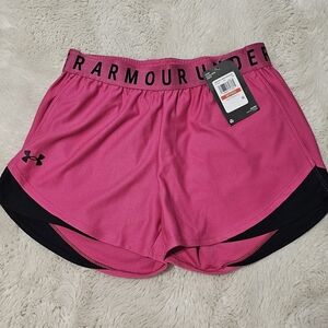 Under Armour Women's Vibrant Pink Athletic Shorts